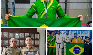POLICIAL DO 4° BPM SAGRA-SE VICE-CAMPEÃO EM CAMPEONATO MUNDIAL DE KARATÊ NA ARGENTINA. 