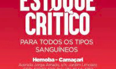 Com estoque abaixo do mínimo necessário, Hospital Geral Roberto Santos convoca baianos a doarem sangue