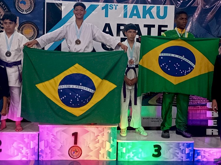 Atletas baianos de comunidade quilombola conquistam medalhas em Mundial de Karatê